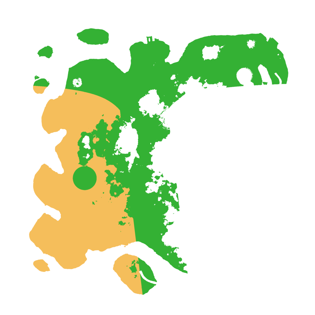 Biome Rust Map: Procedural Map, Size: 3500, Seed: 1955314330