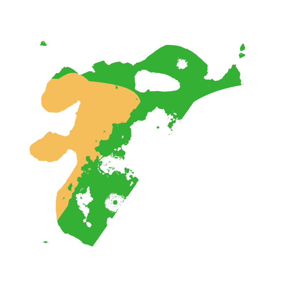 Biome Rust Map: Procedural Map, Size: 2500, Seed: 1534830930