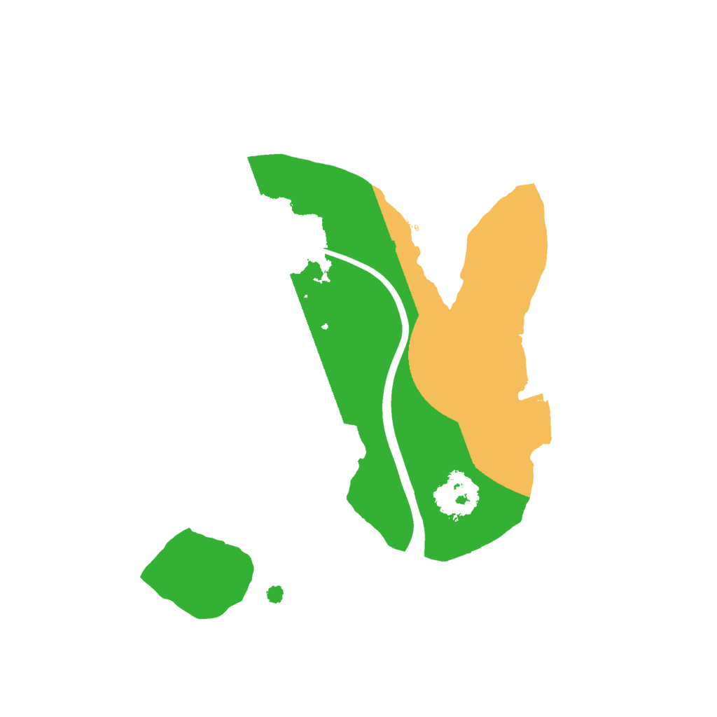 Biome Rust Map: Procedural Map, Size: 1667, Seed: 42512311