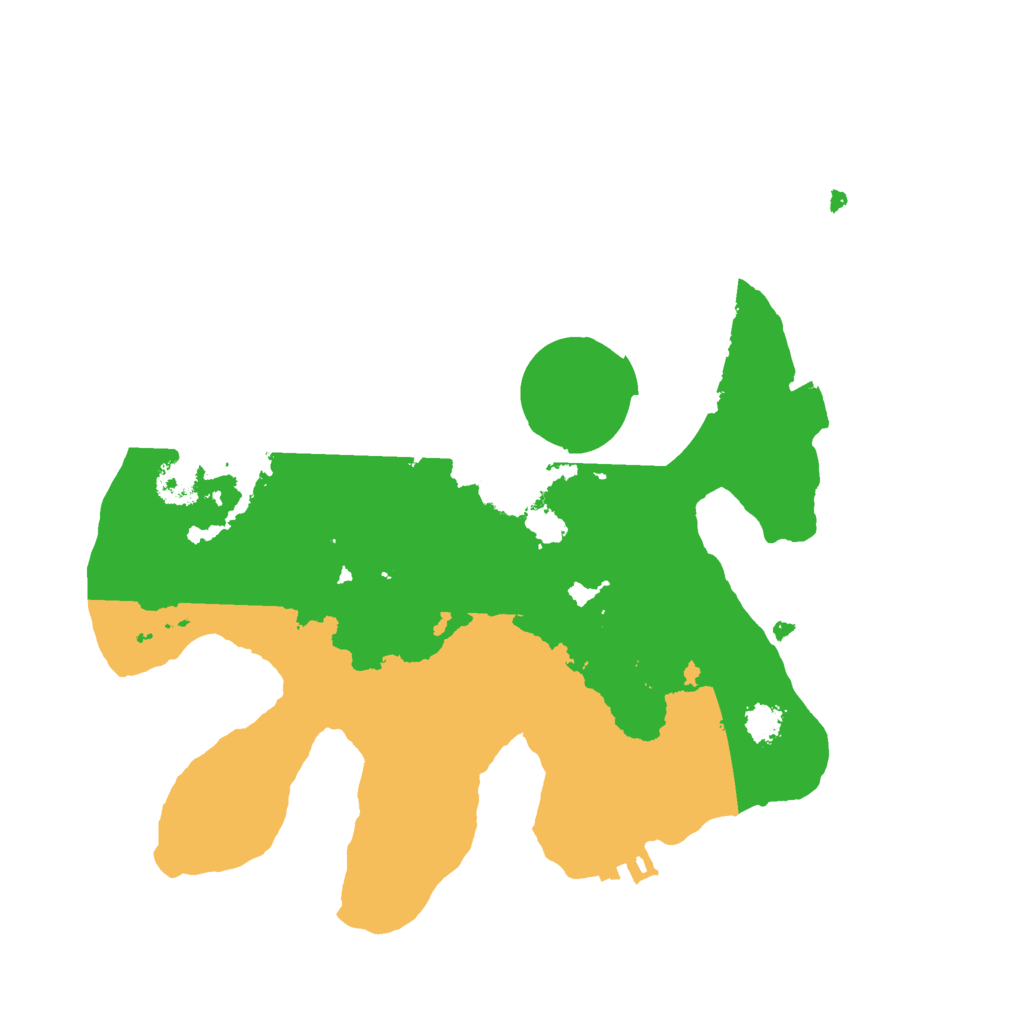 Biome Rust Map: Procedural Map, Size: 2450, Seed: 960524