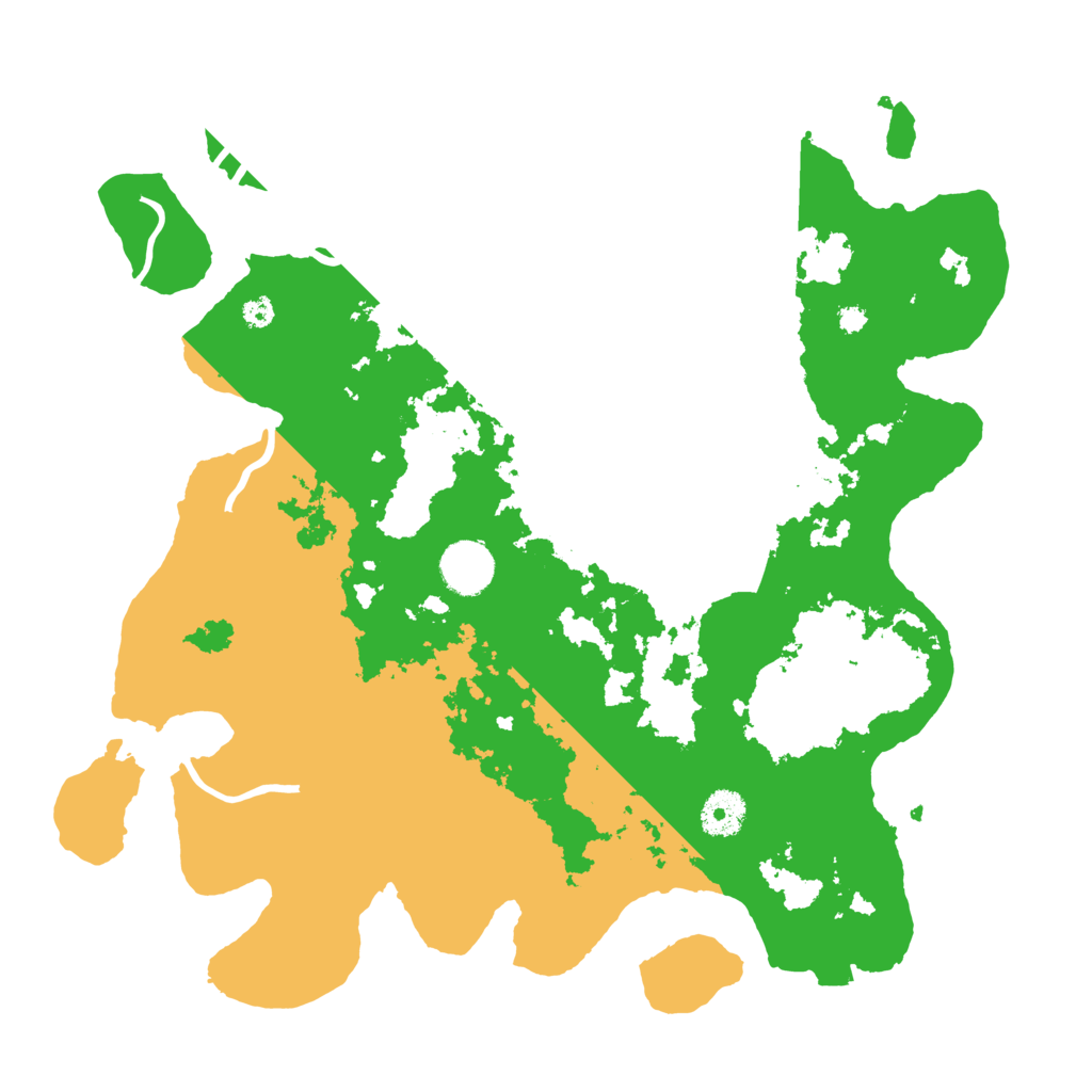 Biome Rust Map: Procedural Map, Size: 3600, Seed: 1805828418