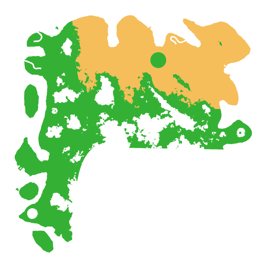 Biome Rust Map: Procedural Map, Size: 4500, Seed: 1279860557