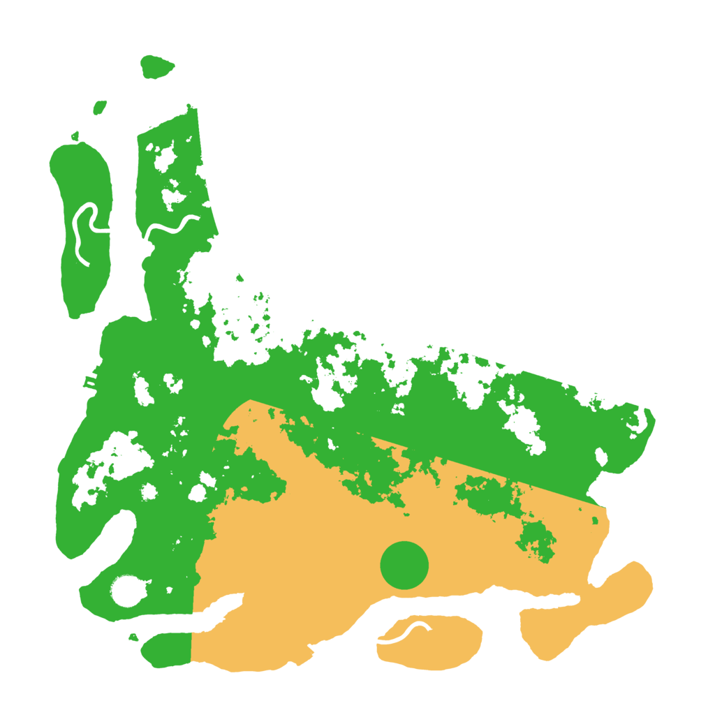 Biome Rust Map: Procedural Map, Size: 3900, Seed: 54661324