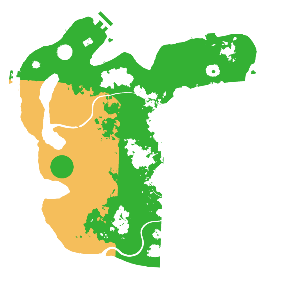 Biome Rust Map: Procedural Map, Size: 3400, Seed: 50512824