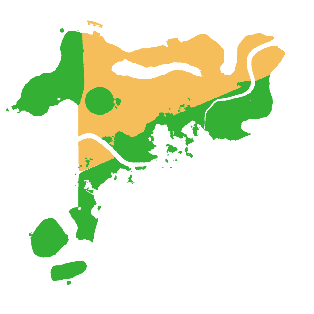 Biome Rust Map: Procedural Map, Size: 3000, Seed: 561971991