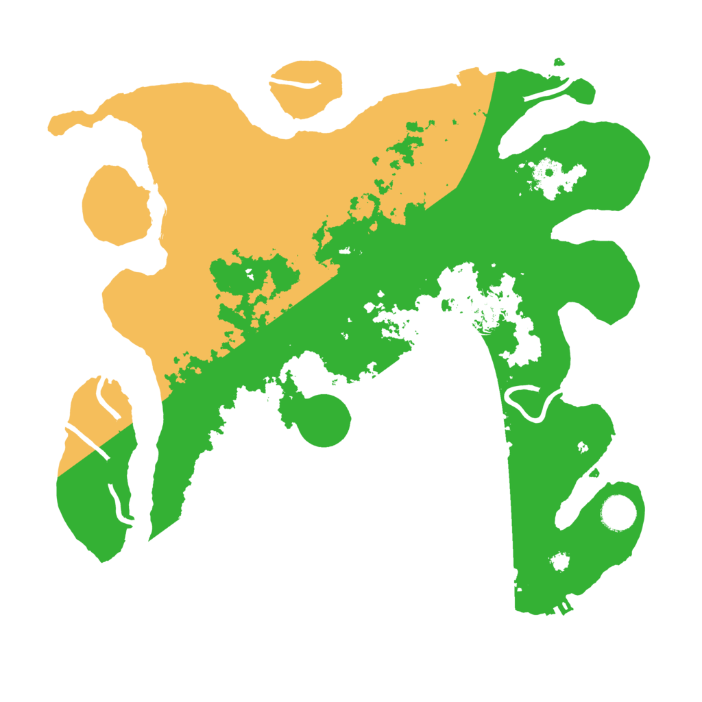 Biome Rust Map: Procedural Map, Size: 3500, Seed: 1002592578