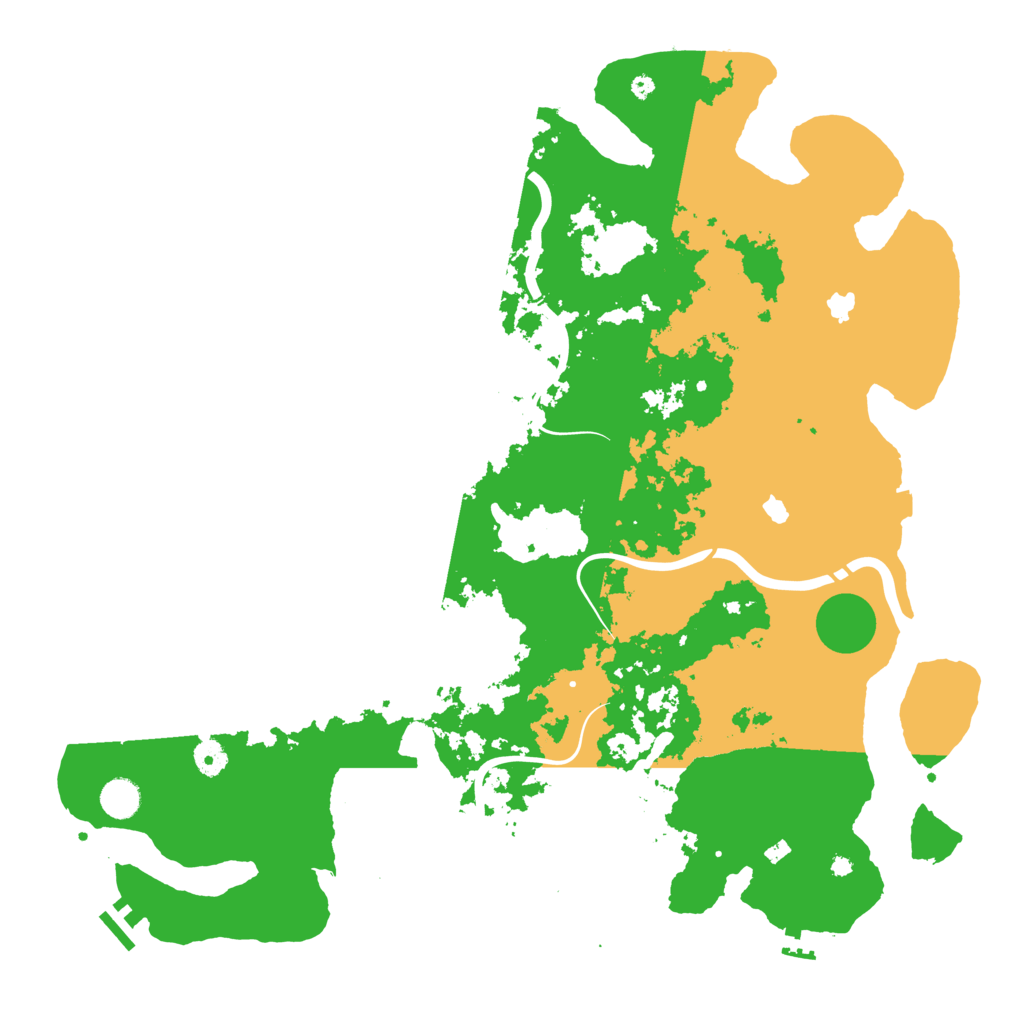 Biome Rust Map: Procedural Map, Size: 4500, Seed: 1141304199