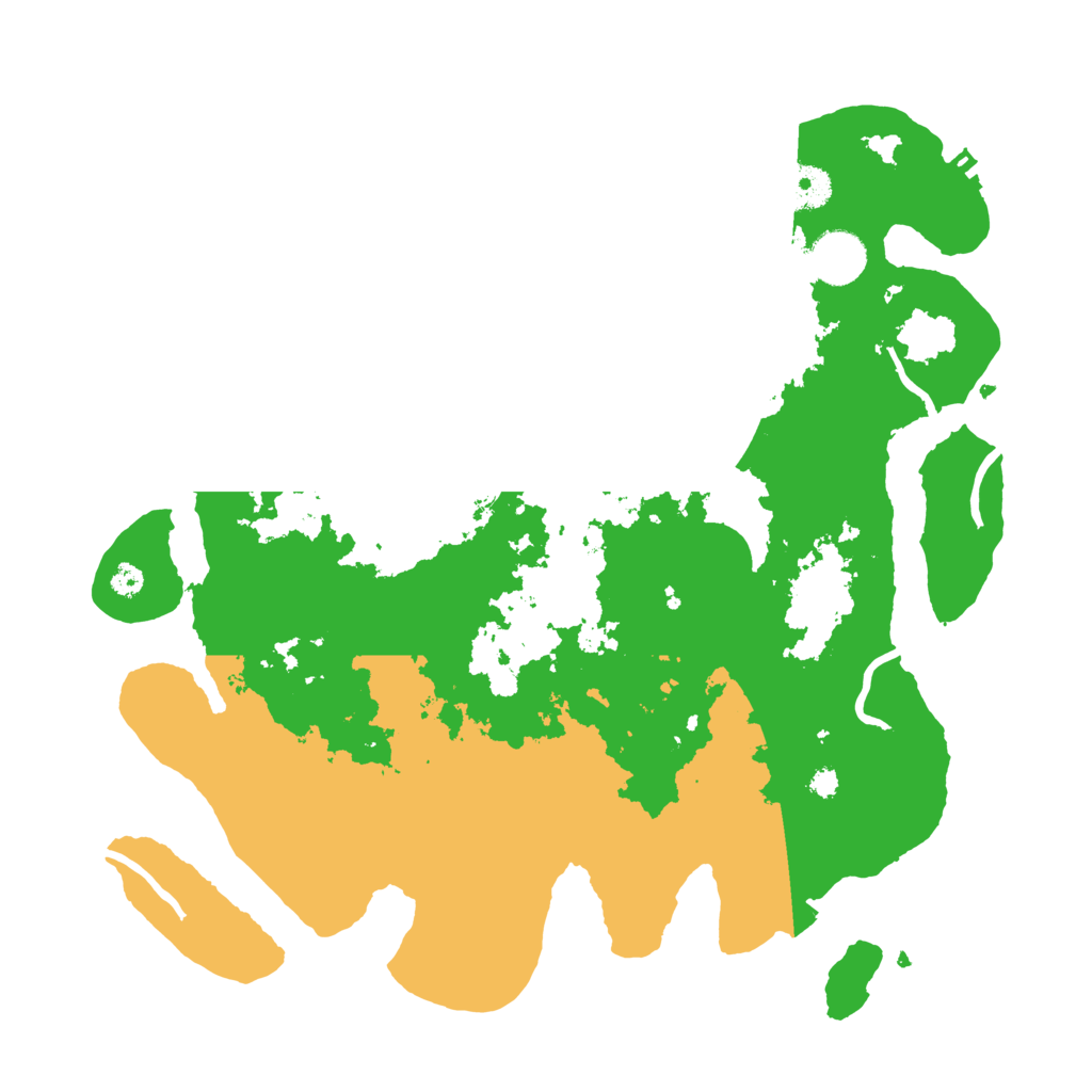 Biome Rust Map: Procedural Map, Size: 3500, Seed: 685151470