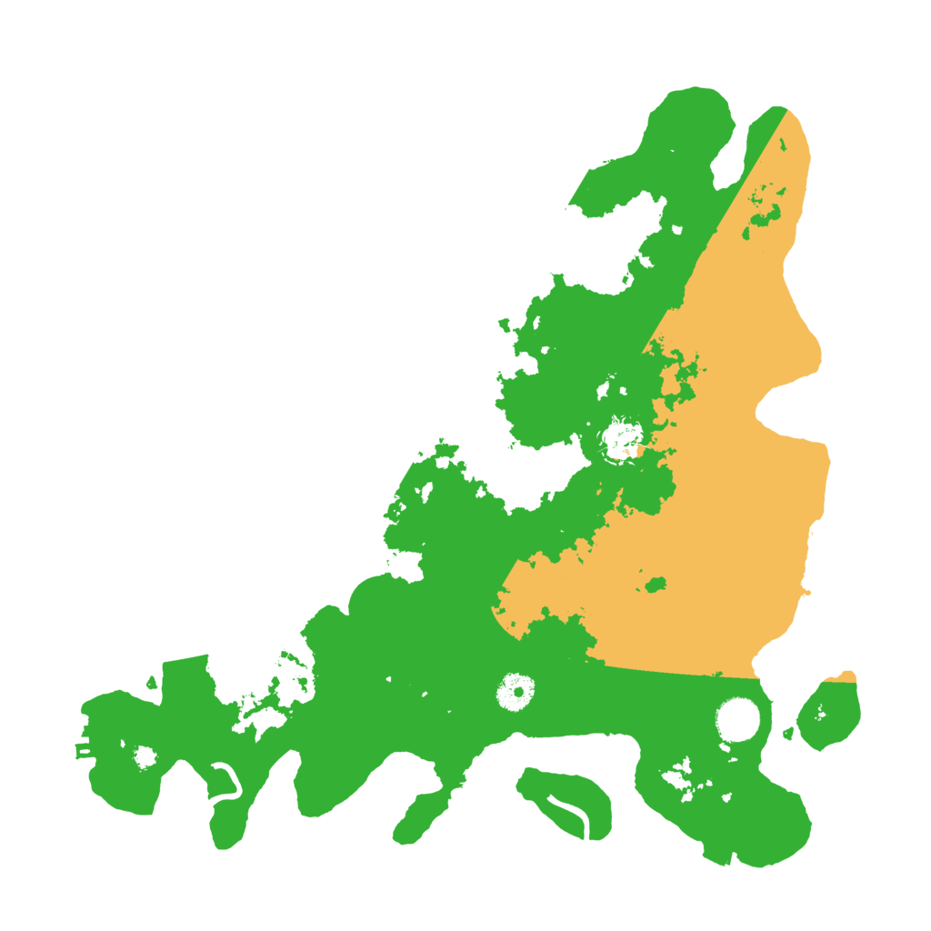 Biome Rust Map: Procedural Map, Size: 3750, Seed: 64791818