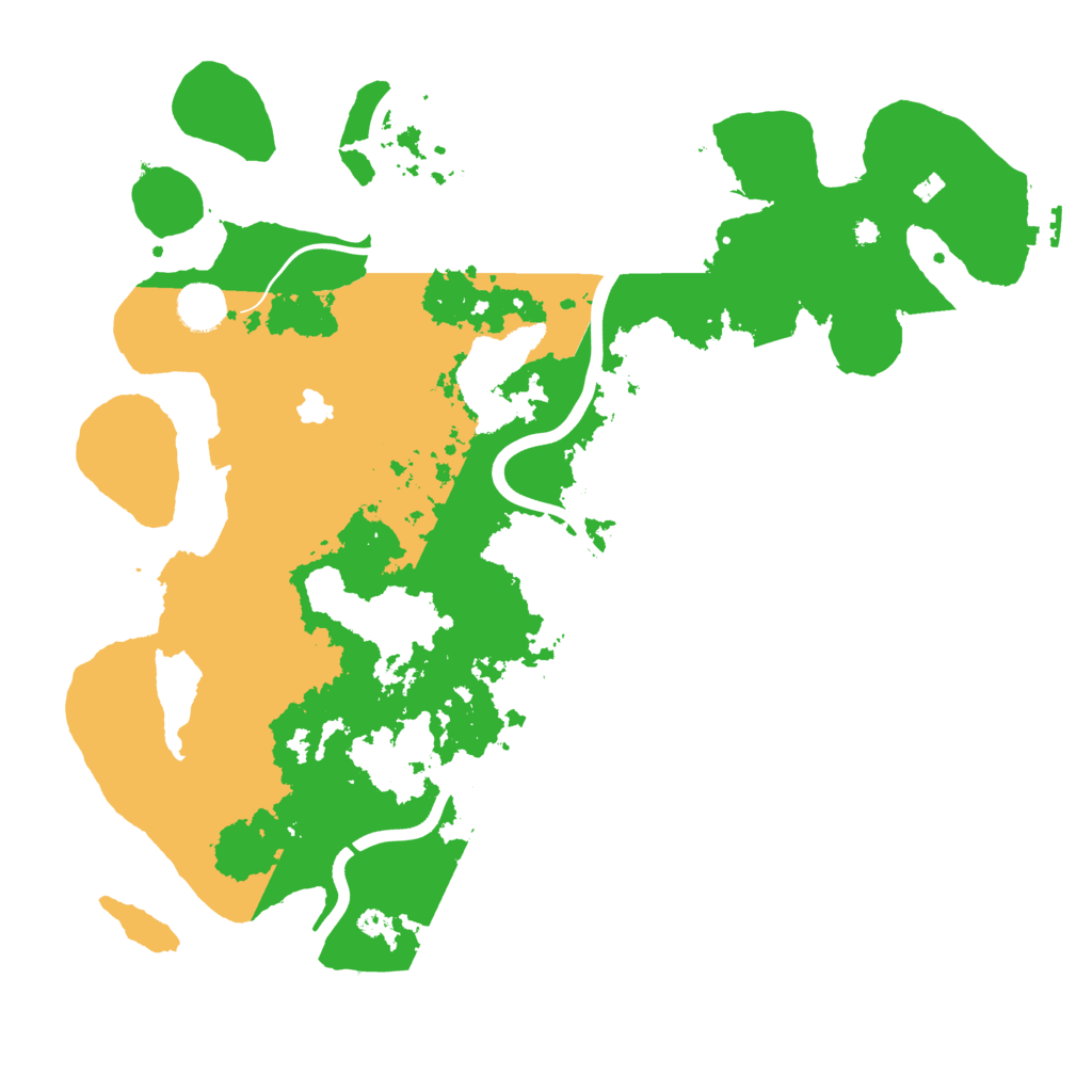 Biome Rust Map: Procedural Map, Size: 4000, Seed: 3000000