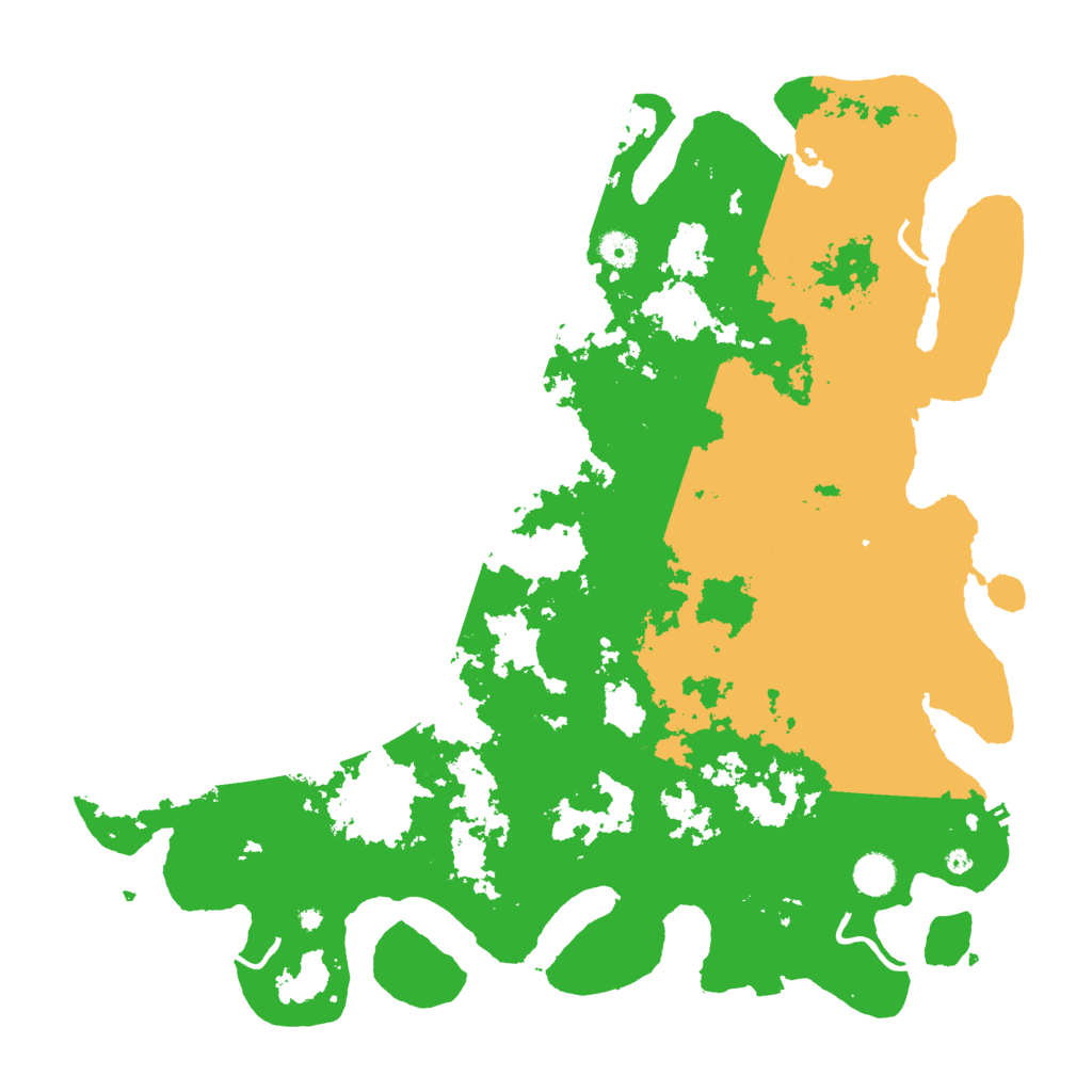 Biome Rust Map: Procedural Map, Size: 4500, Seed: 73834