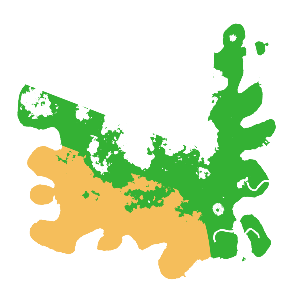 Biome Rust Map: Procedural Map, Size: 3800, Seed: 41557873