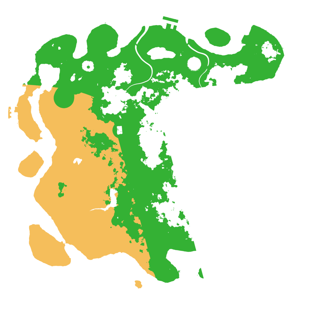 Biome Rust Map: Procedural Map, Size: 4000, Seed: 466366668