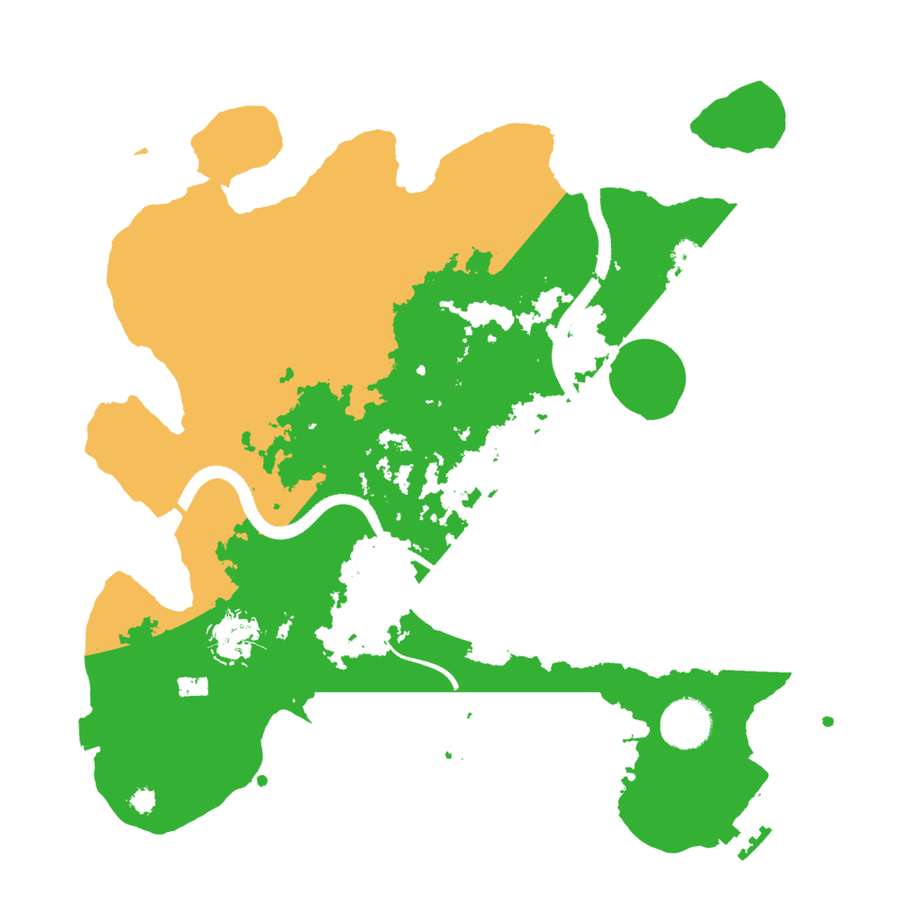 Biome Rust Map: Procedural Map, Size: 3300, Seed: 2040746942