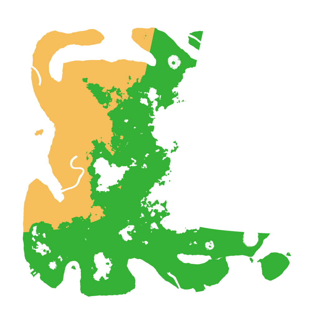 Biome Rust Map: Procedural Map, Size: 3700, Seed: 2005627002