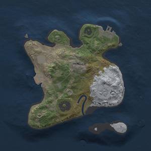 Thumbnail Rust Map: Procedural Map, Size: 1950, Seed: 536768743, 5 Monuments