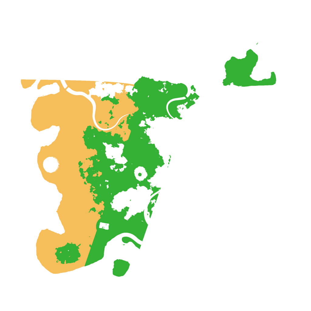Biome Rust Map: Procedural Map, Size: 3500, Seed: 47860013
