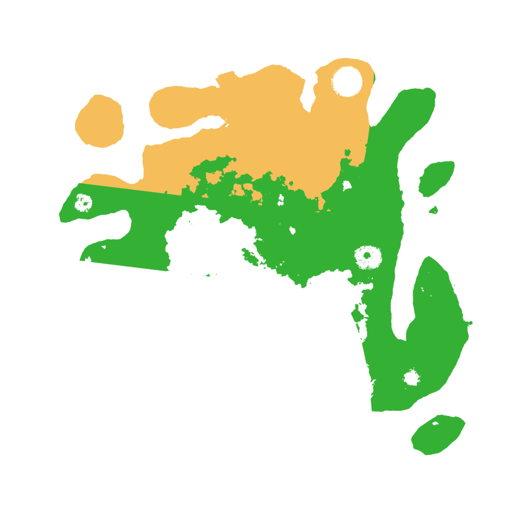 Biome Rust Map: Procedural Map, Size: 3000, Seed: 92242