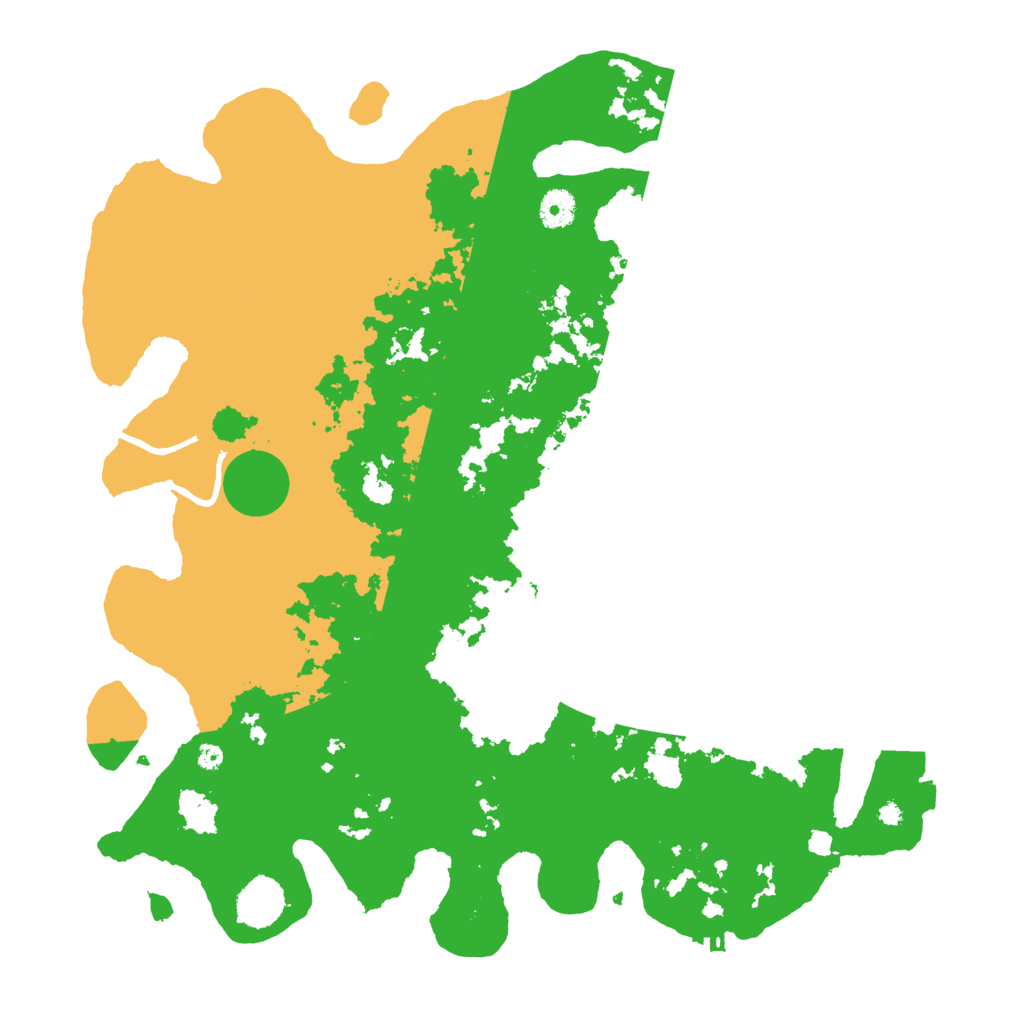 Biome Rust Map: Procedural Map, Size: 4096, Seed: 64544051