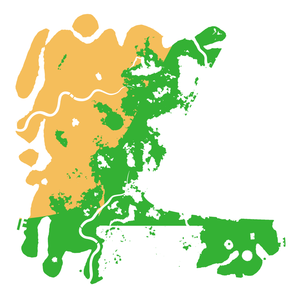 Biome Rust Map: Procedural Map, Size: 5000, Seed: 1551838622