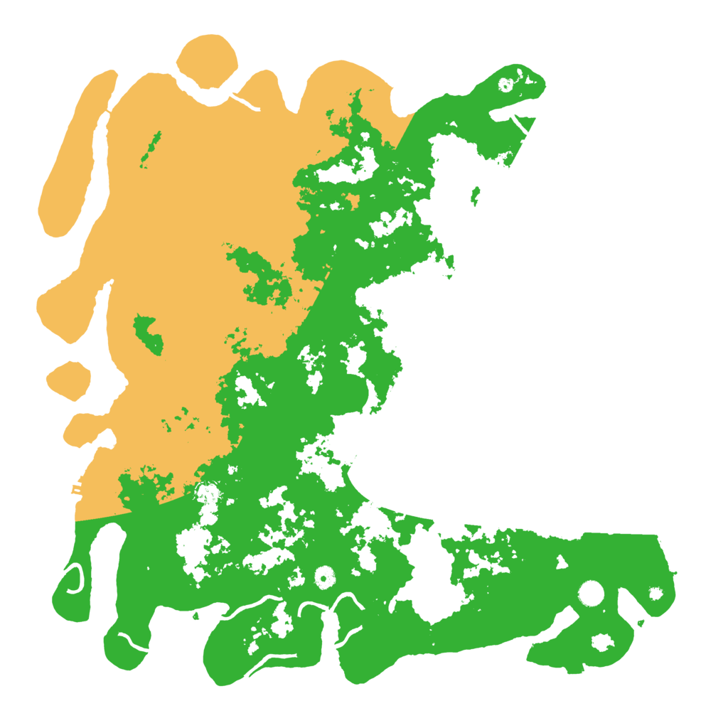 Biome Rust Map: Procedural Map, Size: 5000, Seed: 1551838622