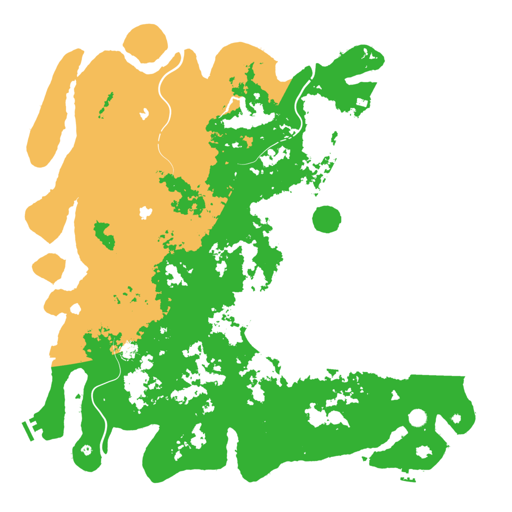 Biome Rust Map: Procedural Map, Size: 5000, Seed: 1551838622