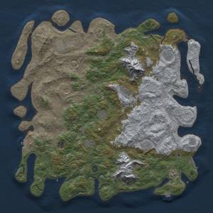 Thumbnail Rust Map: Procedural Map, Size: 5000, Seed: 1551838622, 19 Monuments