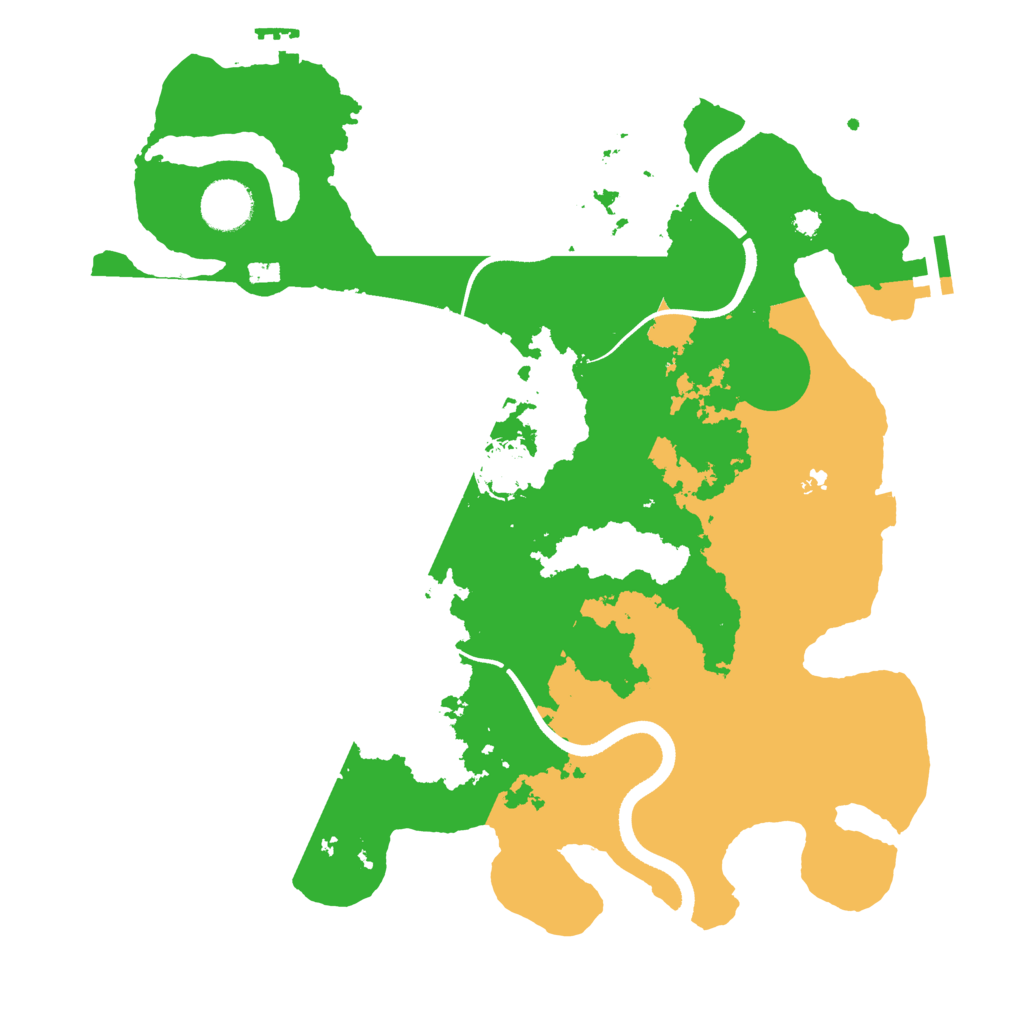 Biome Rust Map: Procedural Map, Size: 3500, Seed: 1803933350