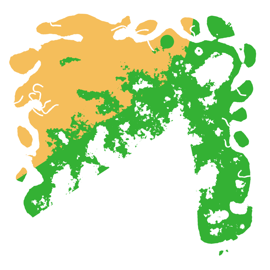 Biome Rust Map: Procedural Map, Size: 5250, Seed: 71398426