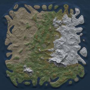 Thumbnail Rust Map: Procedural Map, Size: 6000, Seed: 570491332, 19 Monuments
