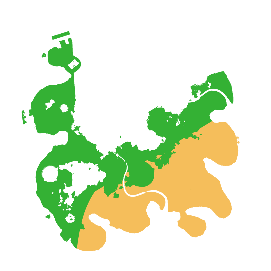 Biome Rust Map: Procedural Map, Size: 3000, Seed: 18776