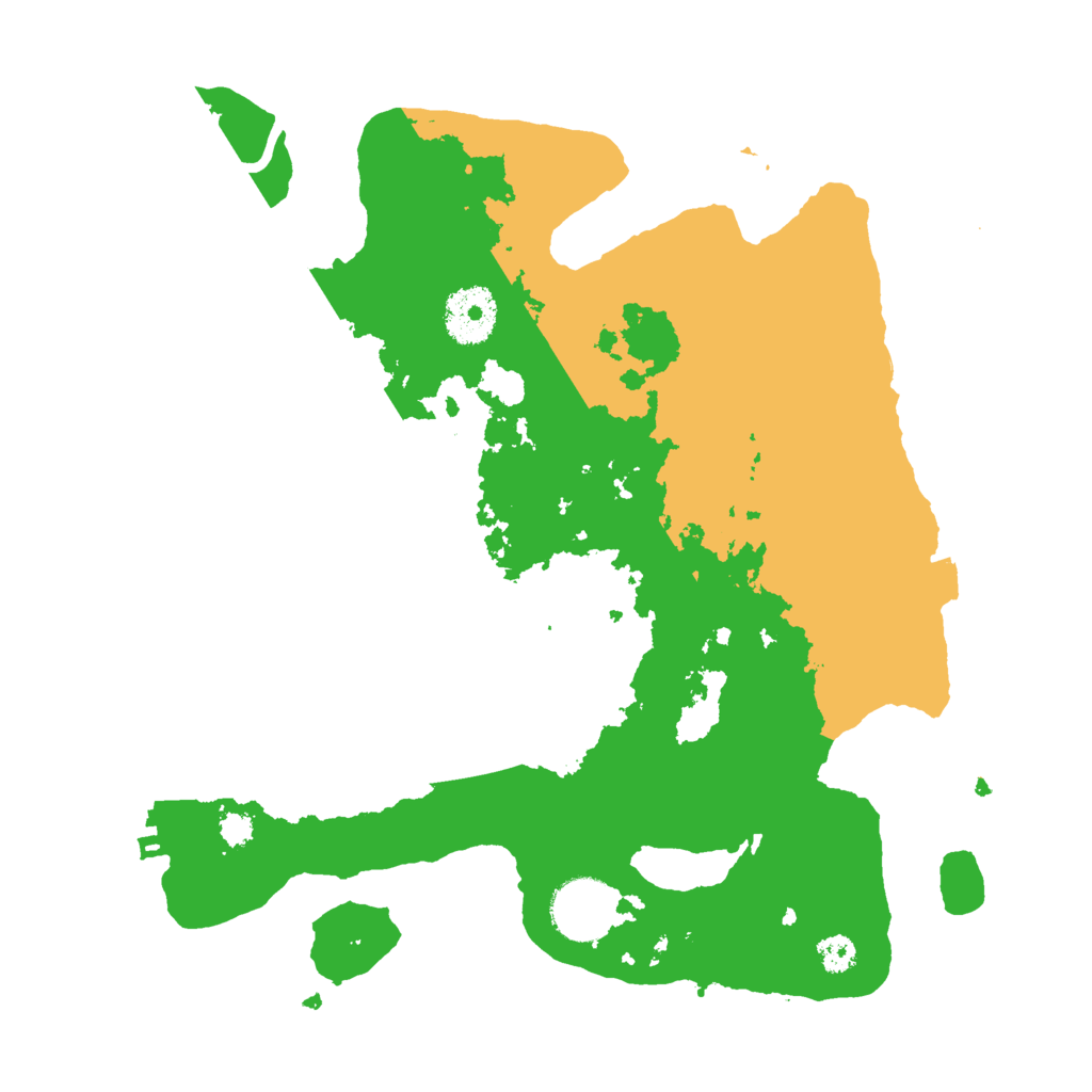 Biome Rust Map: Procedural Map, Size: 3000, Seed: 84096