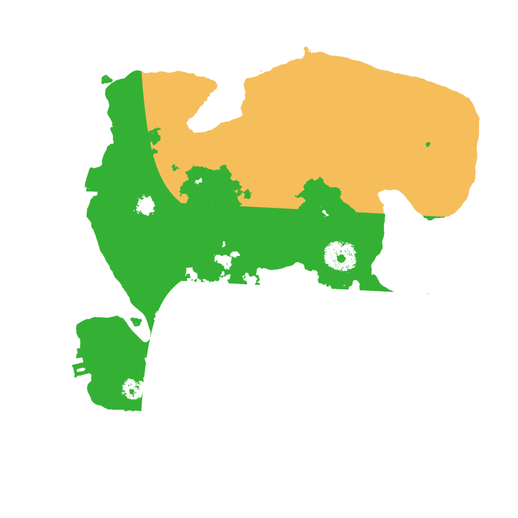 Biome Rust Map: Procedural Map, Size: 2500, Seed: 1755143785