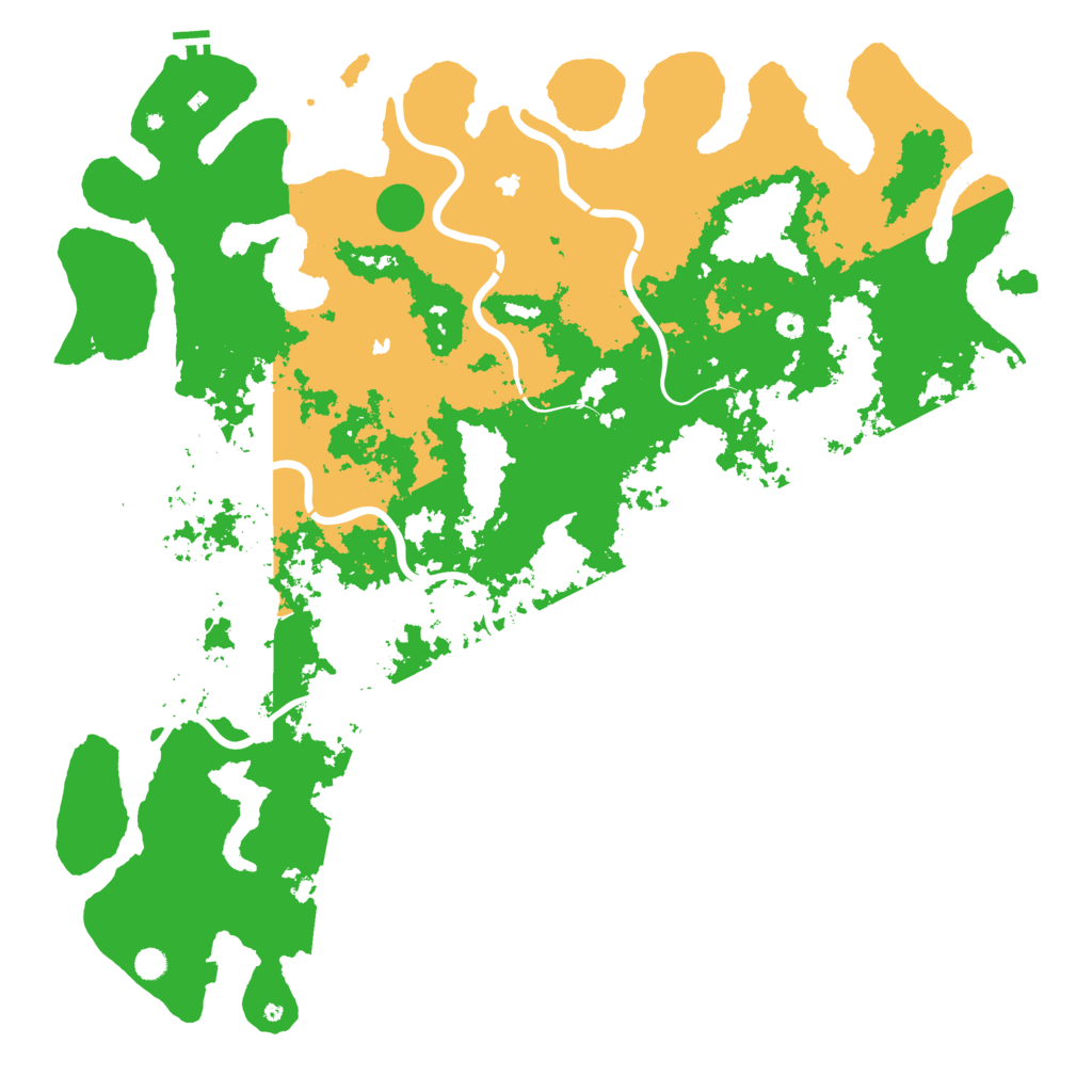 Biome Rust Map: Procedural Map, Size: 6000, Seed: 354504826