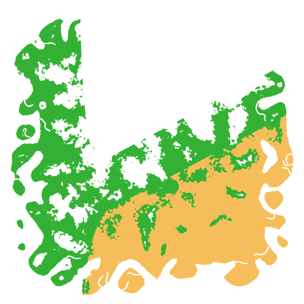 Biome Rust Map: Procedural Map, Size: 6000, Seed: 909