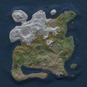 Thumbnail Rust Map: Procedural Map, Size: 3000, Seed: 17859, 14 Monuments