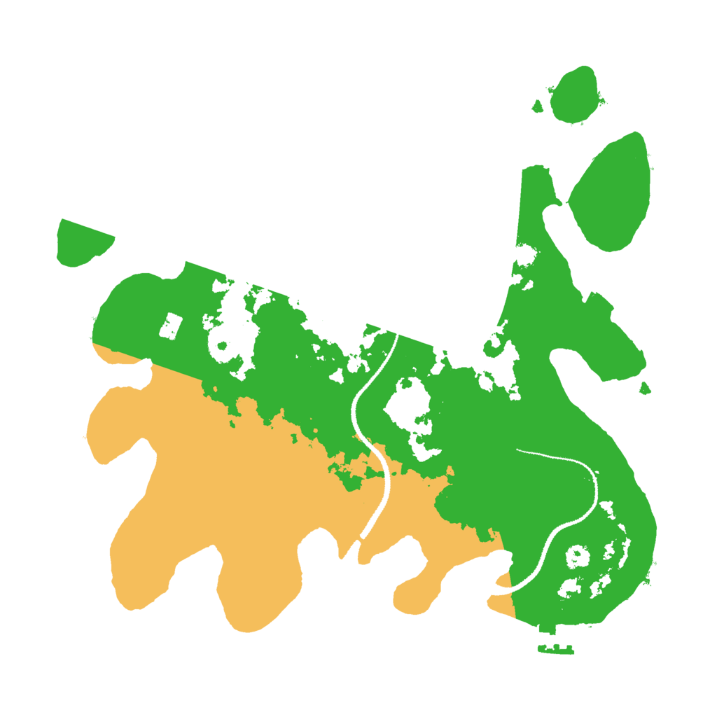 Biome Rust Map: Procedural Map, Size: 3000, Seed: 103316720