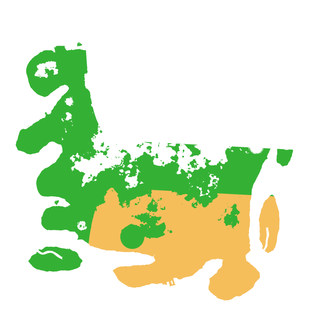 Biome Rust Map: Procedural Map, Size: 3500, Seed: 67930650