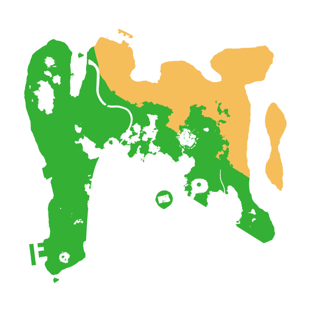 Biome Rust Map: Procedural Map, Size: 3000, Seed: 808353