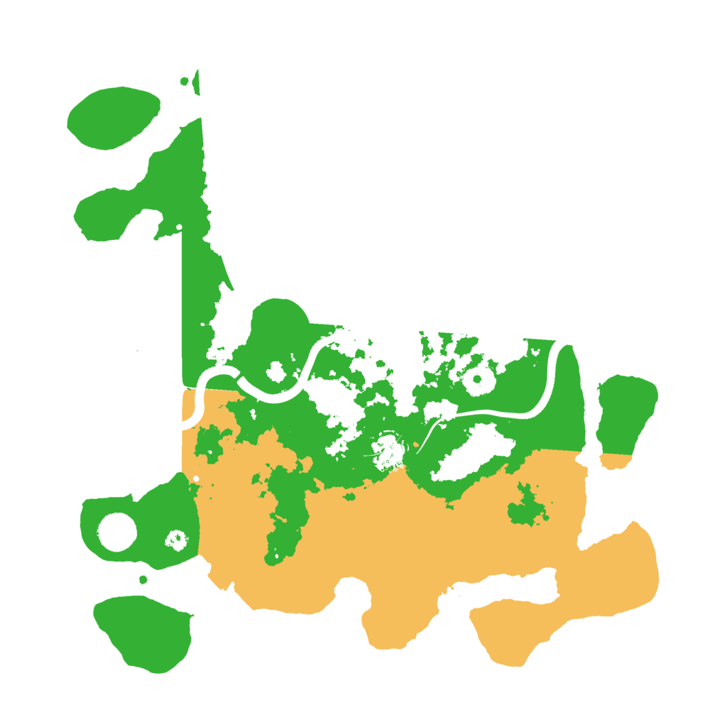 Biome Rust Map: Procedural Map, Size: 3500, Seed: 755026287