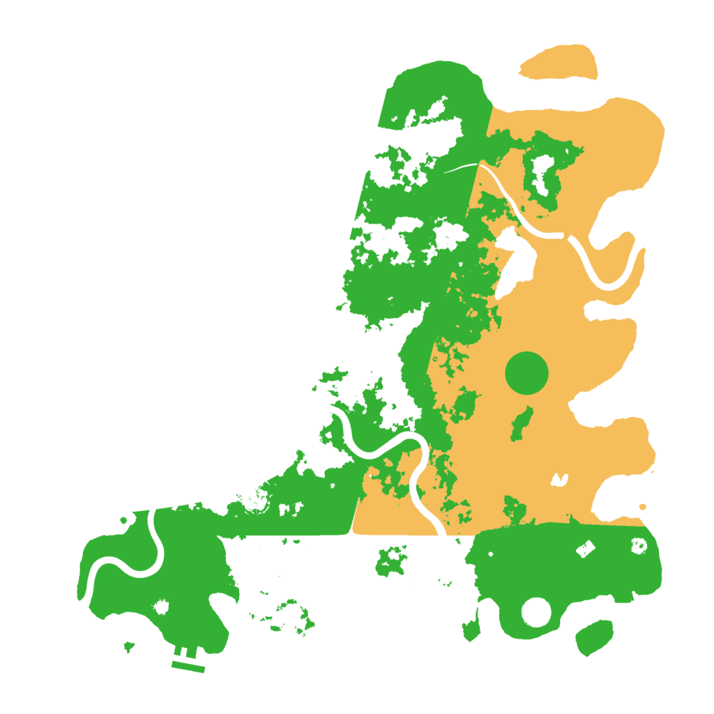 Biome Rust Map: Procedural Map, Size: 4350, Seed: 2052024