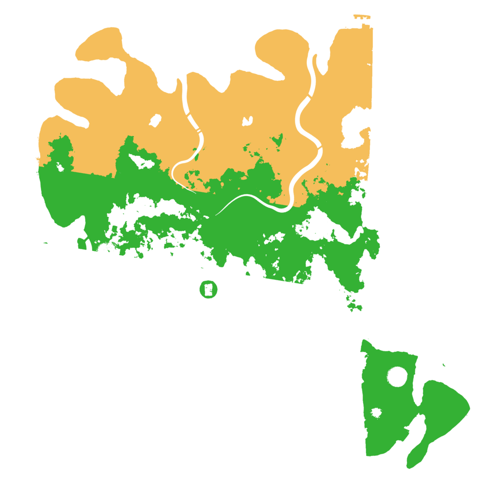 Biome Rust Map: Procedural Map, Size: 4500, Seed: 38213636