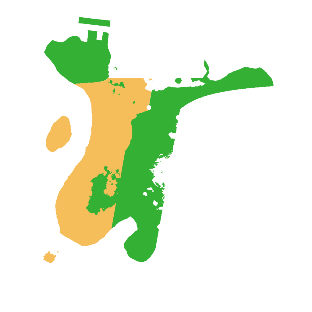 Biome Rust Map: Procedural Map, Size: 2000, Seed: 1429211739