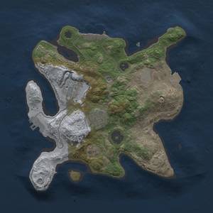 Thumbnail Rust Map: Procedural Map, Size: 2500, Seed: 1458779610, 9 Monuments