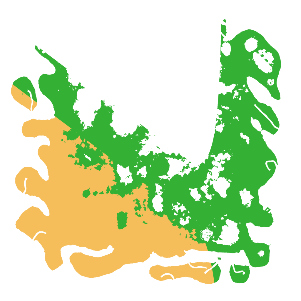Biome Rust Map: Procedural Map, Size: 4500, Seed: 18399183
