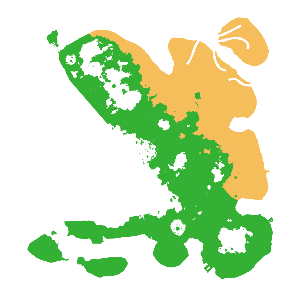Biome Rust Map: Procedural Map, Size: 3000, Seed: 105349496
