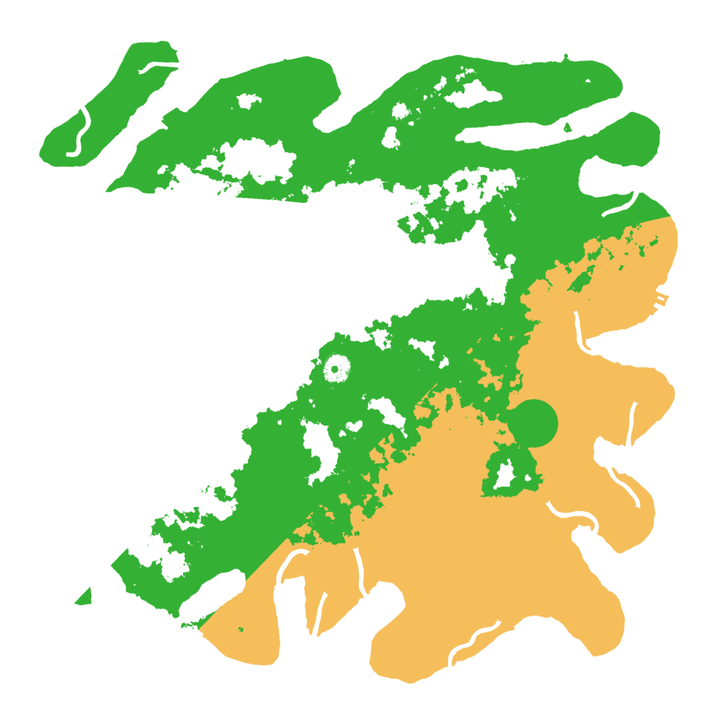 Biome Rust Map: Procedural Map, Size: 3950, Seed: 43536159