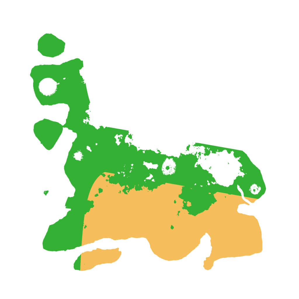 Biome Rust Map: Procedural Map, Size: 3000, Seed: 30898