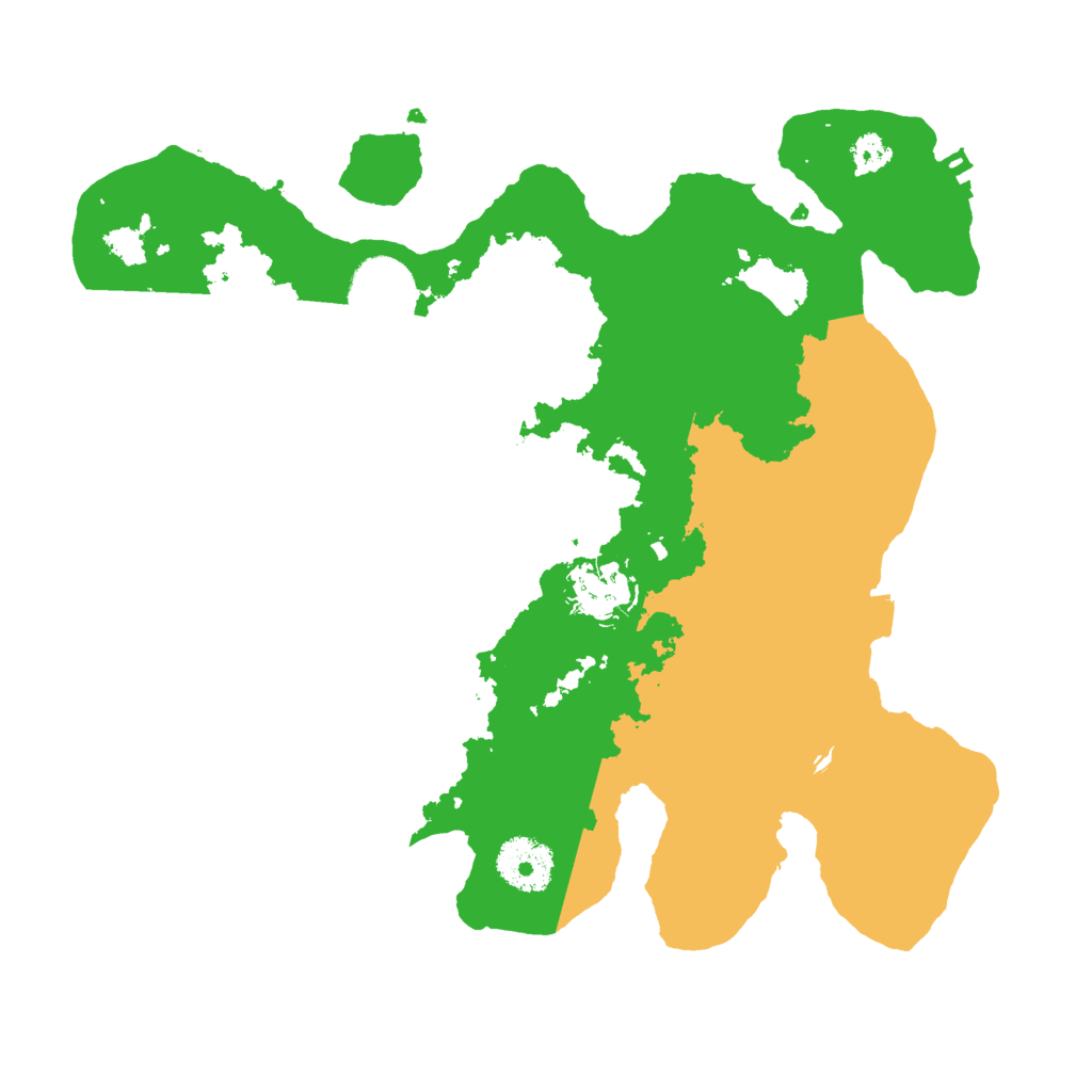 Biome Rust Map: Procedural Map, Size: 3000, Seed: 1808391161