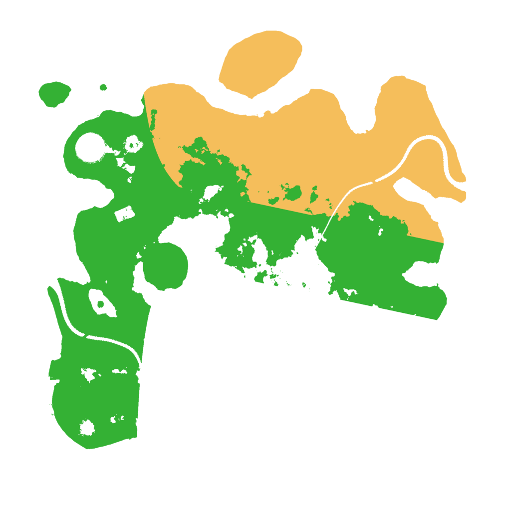 Biome Rust Map: Procedural Map, Size: 3000, Seed: 26008